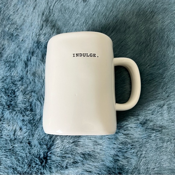 Rae Dunn for Magenta indulge mug typewriting font - Picture 1 of 3